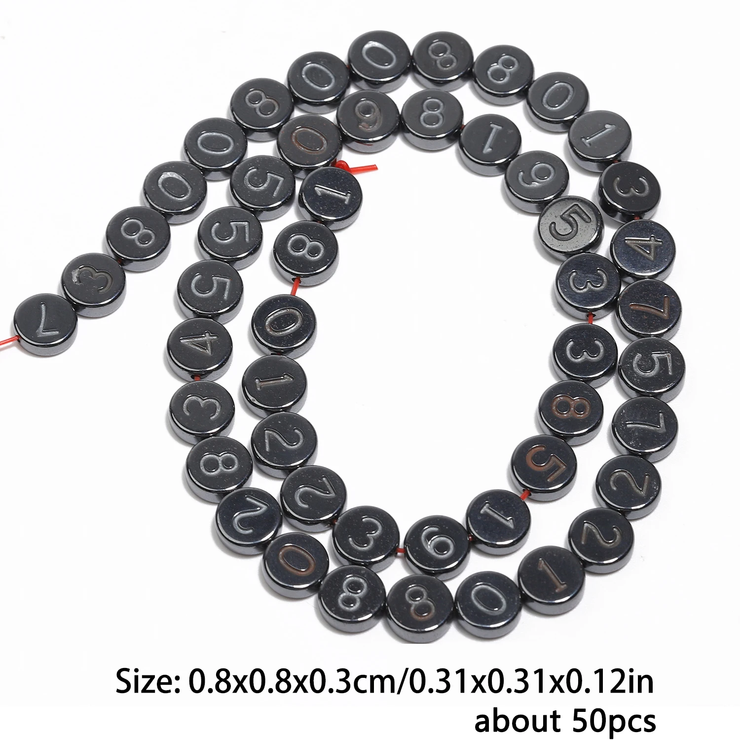 11 Styles Natural Black Hematite Beads Charms Oval Frame Round Irregular Loose Bead For Jewelry Making Diy Bracelet Accessories