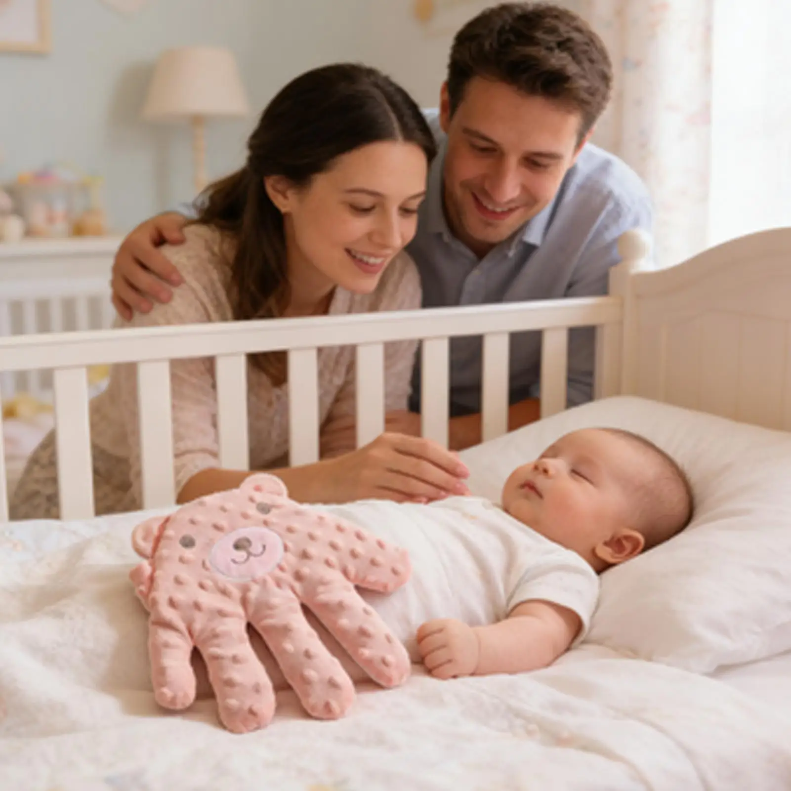 

Успокаивающая игрушка-компаньон для сна, помощник для сна, имитирующий ладонь, для малышей, мальчиков и девочек, для дома и детской комнаты