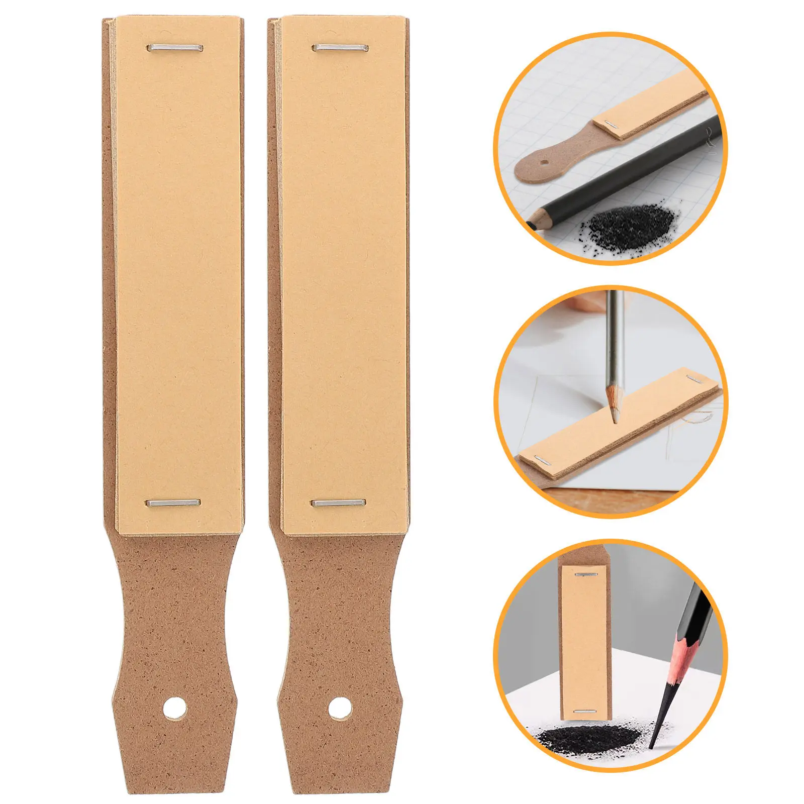 10Pcs Sketching Sandpaper Board Pencil Tip Sharpener Portable Drawing Tools Drawing Supplies for Students Art Supplies for Teens