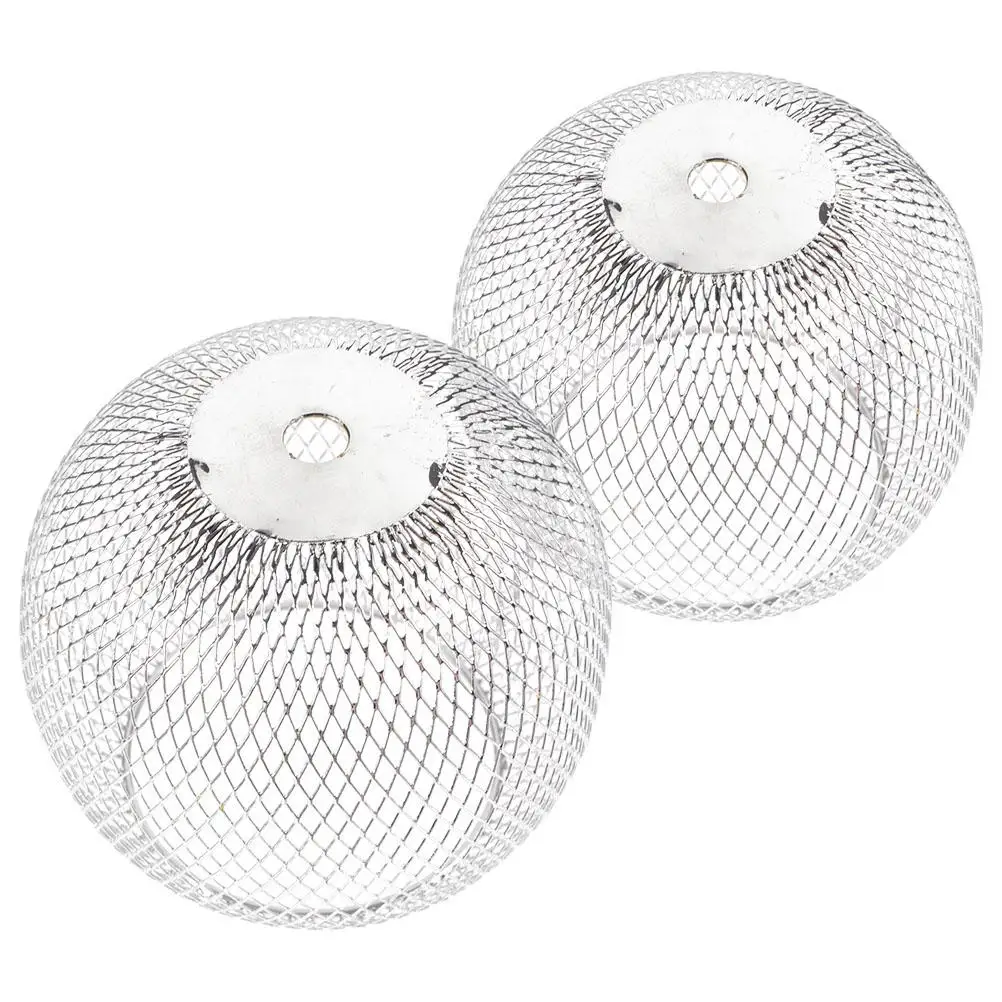 

Chandelier Shade Lamp Shades Metal Ceilings Luxurious Silver Wrought Iron Light Bulb Cover