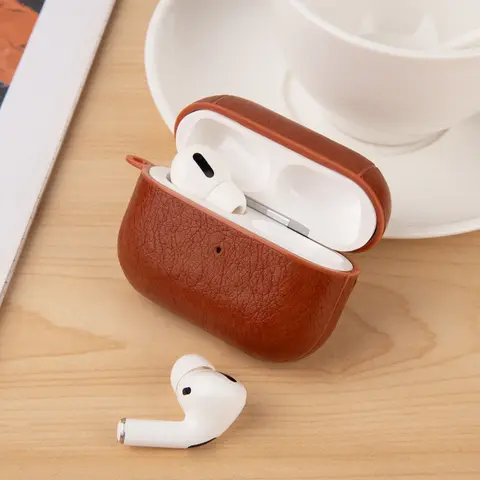 Funda For AirPods Pro 2 Case Fashion Retro Leather PU Earphone Cases For AirPods 3 2 1 Pro 2 2nd Pro2 PC Cover Sleeve Shell Capa