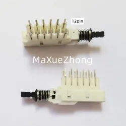 Original new 100% power amplifier key switch button SPUN series high foot self-locking 12pin 3.2*3.2