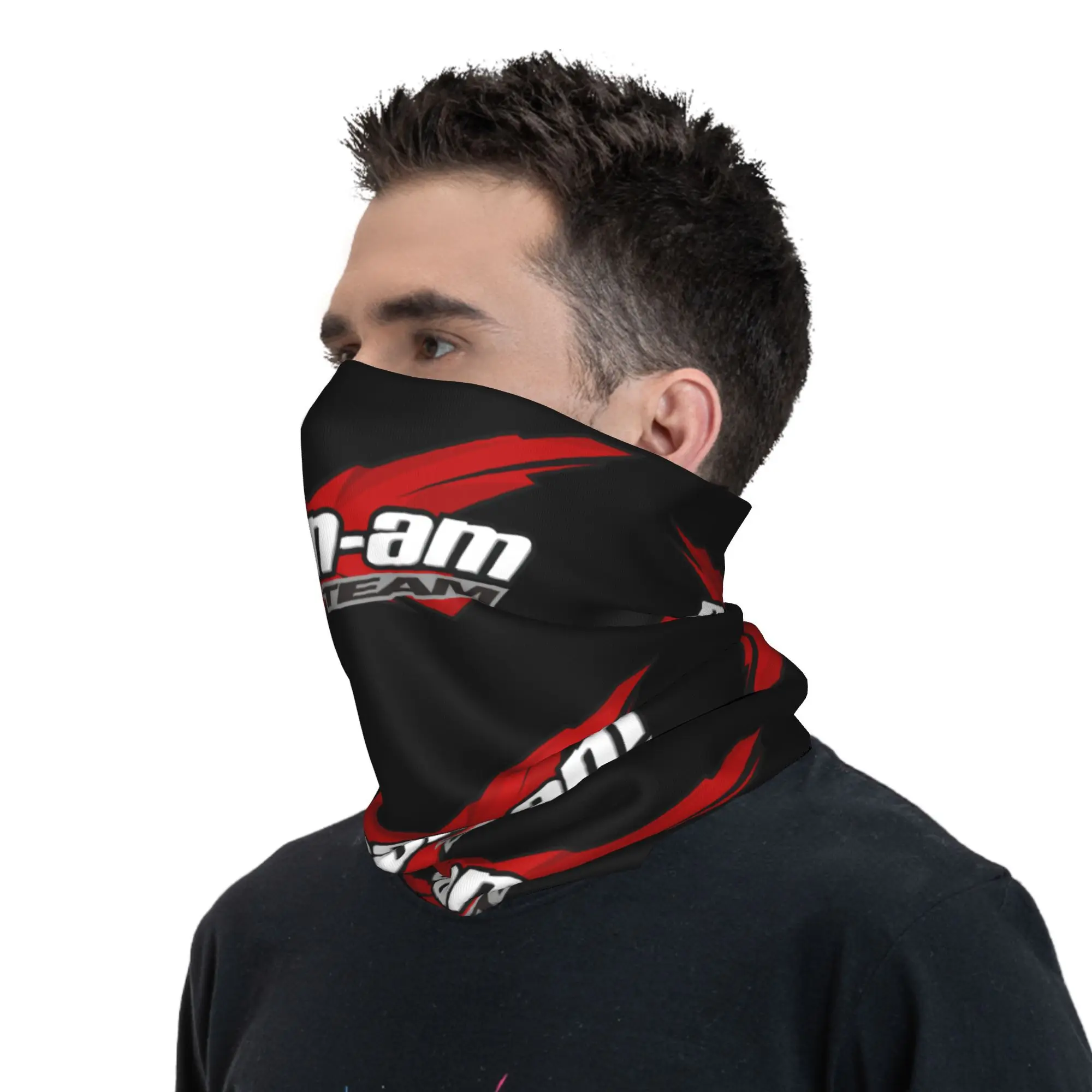 Personalizado Can Am BRP ATV Logo Bandana calentador de cuello hombres mujeres invierno senderismo esquí bufanda polaina cubierta facial
