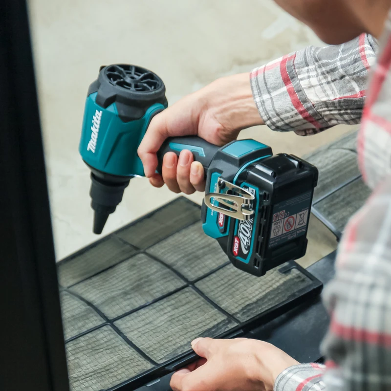 Makita Original AS001G Dust Blower 40V MAX Brushless Rechargeable Narrow Space Cleaning Air Blowing Inflator With Nozzles