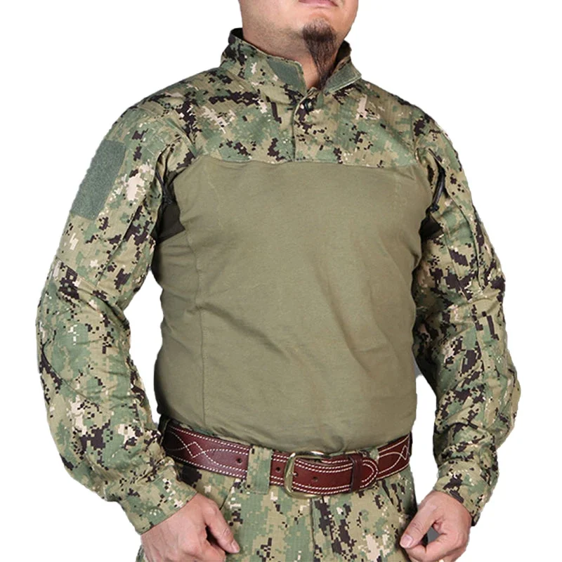 

Футболка для тактических тренировок на открытом воздухе, быстросохнущая, камуфляжная, униформа