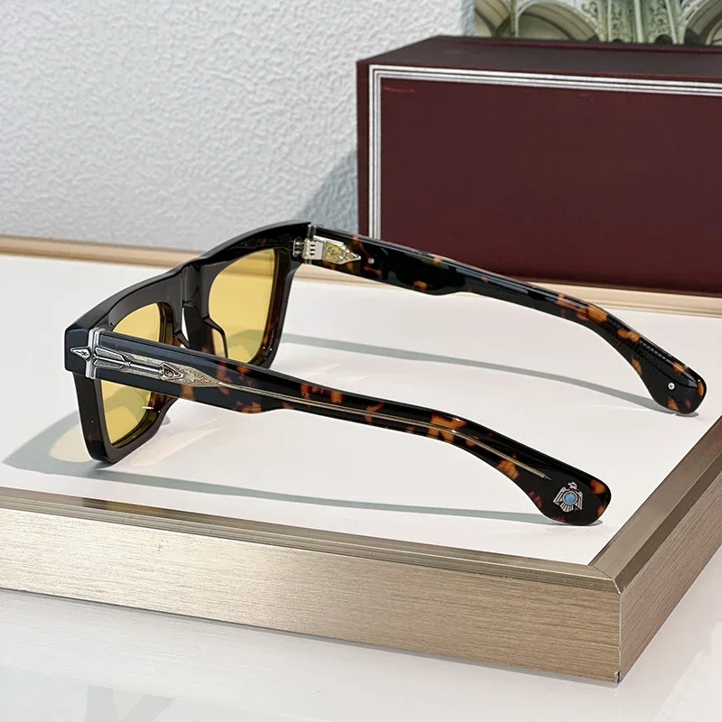 نظارات شمسية عصرية للنساء والرجال طراز ALARAMIE مضادة للأشعة فوق البنفسجية لوحة كلاسيكية بإطار كامل تصميم خاص نظارات صندوق عشوائي