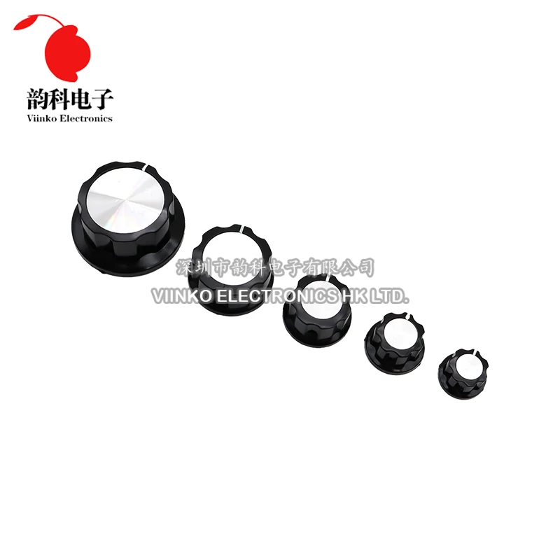 5pcs MF-A01 MF-A02 MF-A03 MF-A04 MF-A05 Potentiometer Knob WH118/WX050 Rotary Switch Electronic 6mm