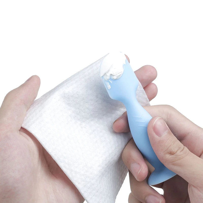 Applicateur de crème pour couche-culotte en silicone pour bébé, brosse antiarina flexible réutilisable, petite spatule de détermination, épandeur de voyage