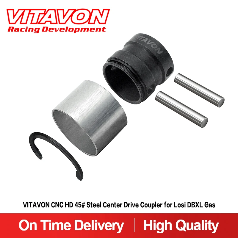 VITAVON CNC HD 45# Steel Center Drive Coupler for Losi DBXL Gas