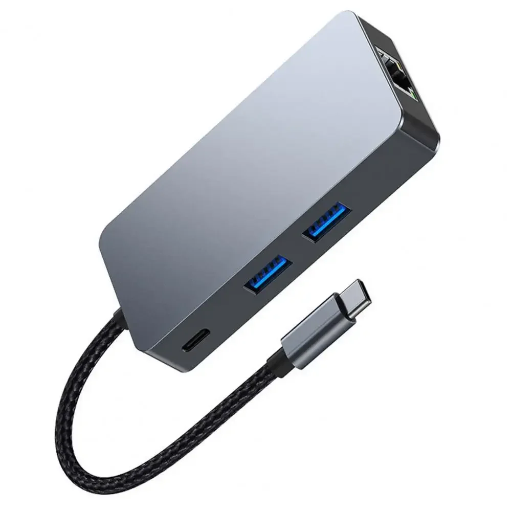 

Docking Station for Laptop Versatile 6-in-1 Usb-c Hub High-speed Docking Station with 4k Ethernet 100w Pd