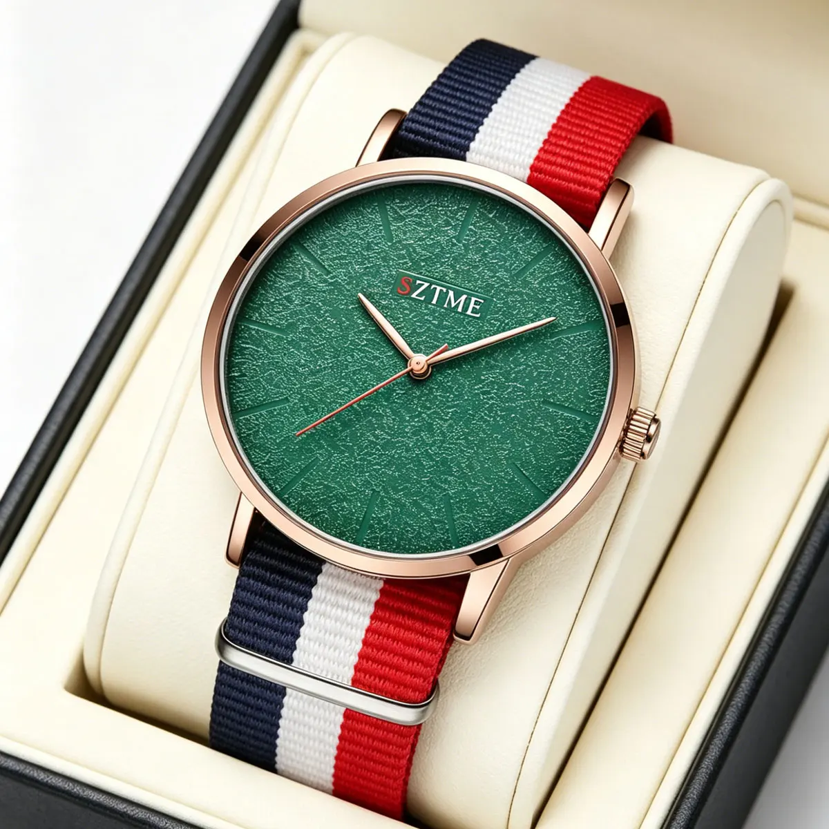 Outdoor Leisure Men's and Women's Watches, Fashion Scale, Extremely Simple, Ultra-Thin Nylon Belt, Men's Quartz Watches
