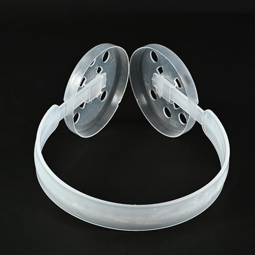 2 Pcs Earmuff Plastic Holder Headphone Frame Headsets Muffs Shelf DIY Making Rack