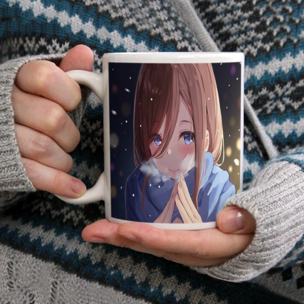 

The Quintessential Quintuplets Coffee Milk Cup Mocha Mug Kawaii Cups Original Mugs 11oz