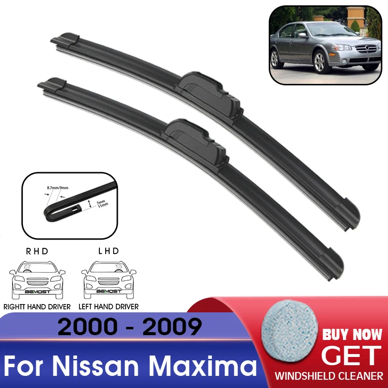 Car Wiper Blade Front Window Windshield Rubber Refill Wiper For Nissan Maxima 2000-2009 LHD / RHD 26