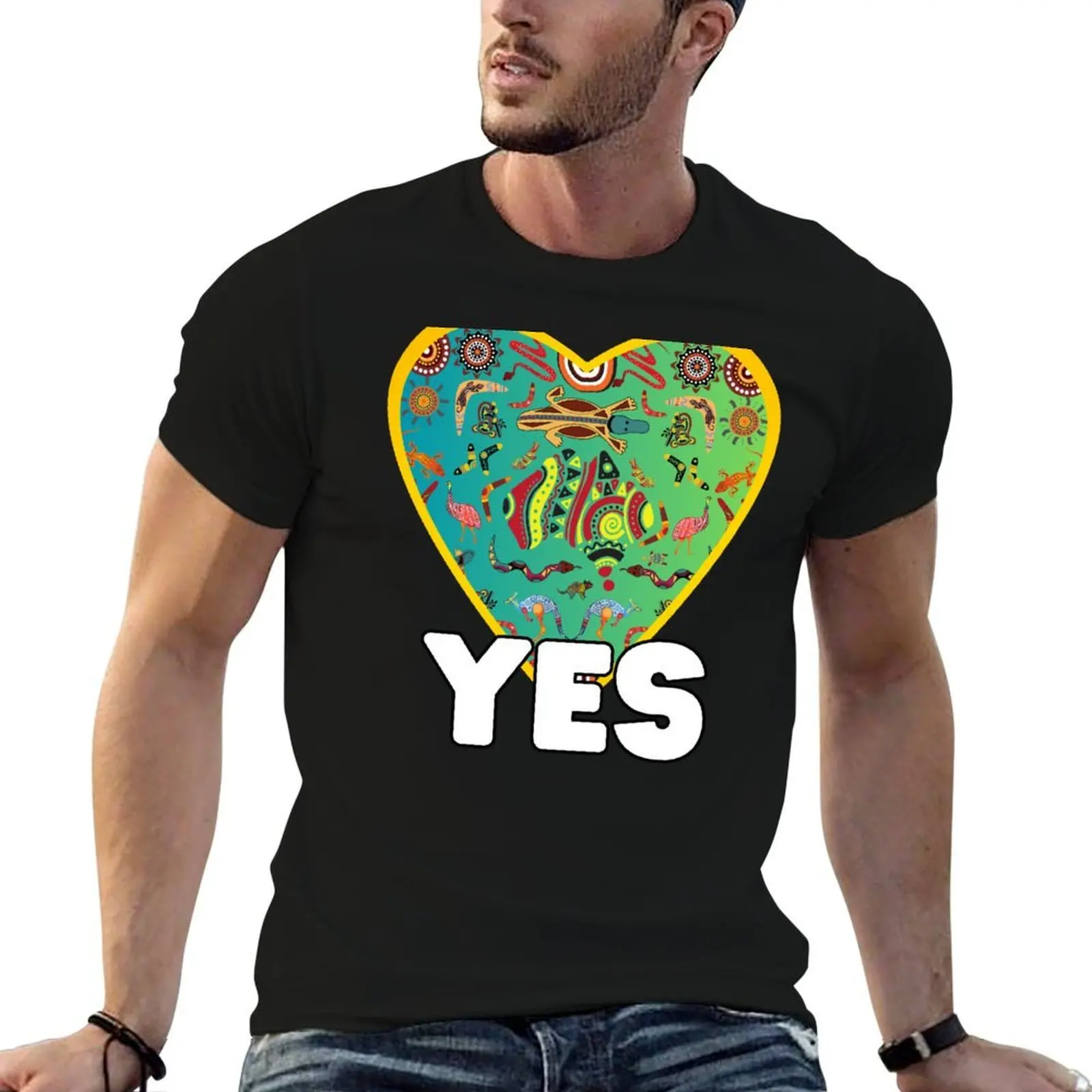 Vote Yes to The Voice T-Shirt t shirts for man cotton t shirts cotton 100% t shirt men 100% cotton luxury brand T-shirt