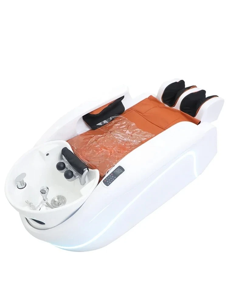

High-End Intelligent Water Circulation Automatic Electric Massage Shampoo Bed Barber Shop Whole Body