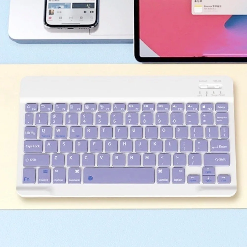 Mini Keypad 10 Inch Bluetooth Keyboard Mini Rechargeable Wireless Keyboard Lightweight Portable Portable Keyboard Tablet