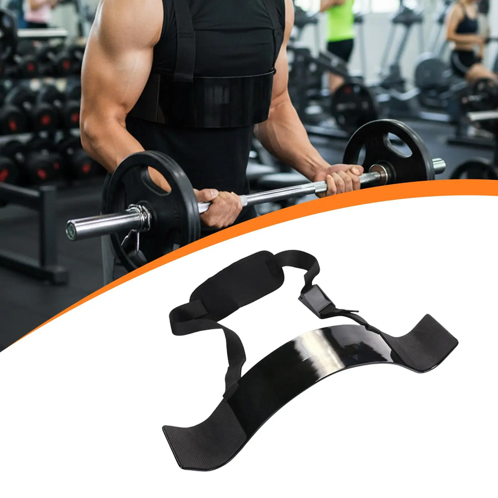 Bicep Arm Blaster Adjustable Straps, Convenient, Padded Edges Accessories Strength Training