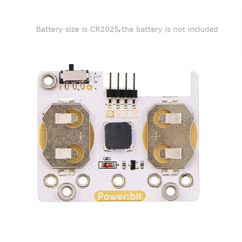 Extension Board Powered By CR2025 Button Battery For Microbit Kids Program Wearable Devices Watch