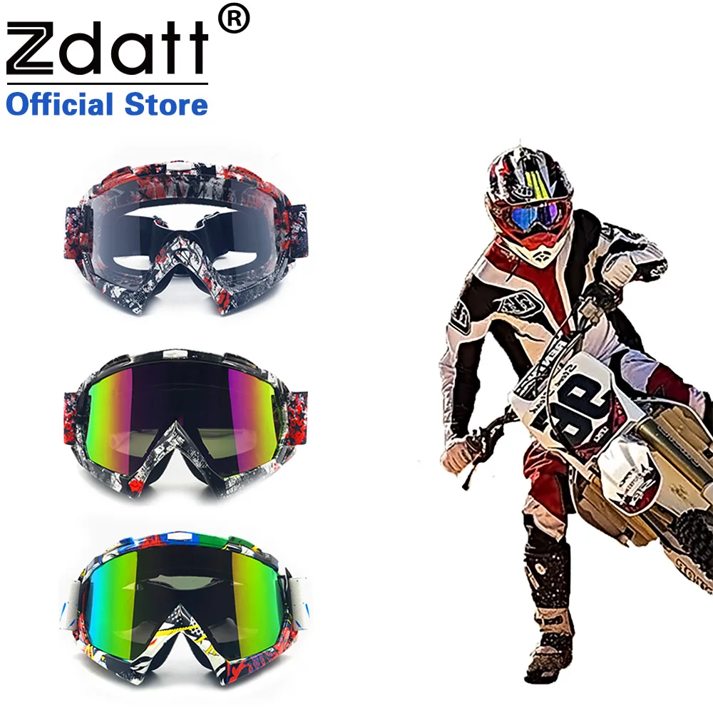 

Newest Motorcycle Goggles For Men Motocross Sunglasses Safety Protective MX Night Vision Helmet Goggles vintage Driving Glasses
