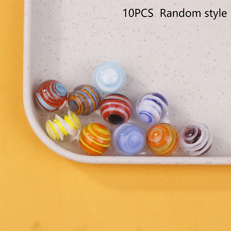 

10PCS 16MM Marbles Crystal Ball Glass Ball Stained Glass Photography Accessories Vase Fish Tank Room Decor Christmas Balls