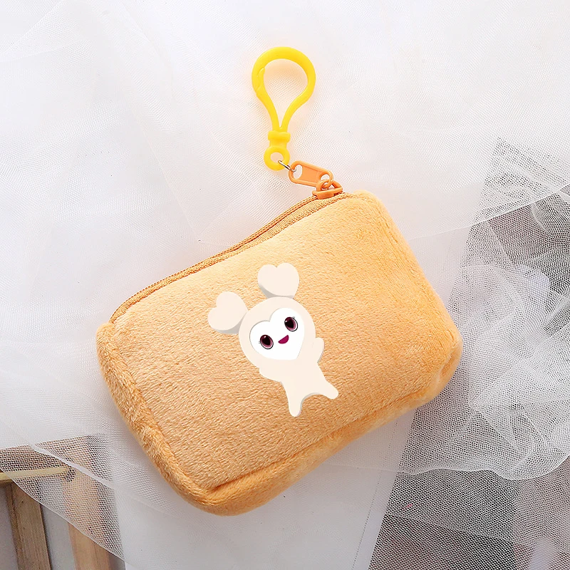 Twices Plush Coin Purse Keychains Korea Female Star Kawaii Wallet Backpack Key Ring Anime Money Bag Pocketbook Woman Girl Gift