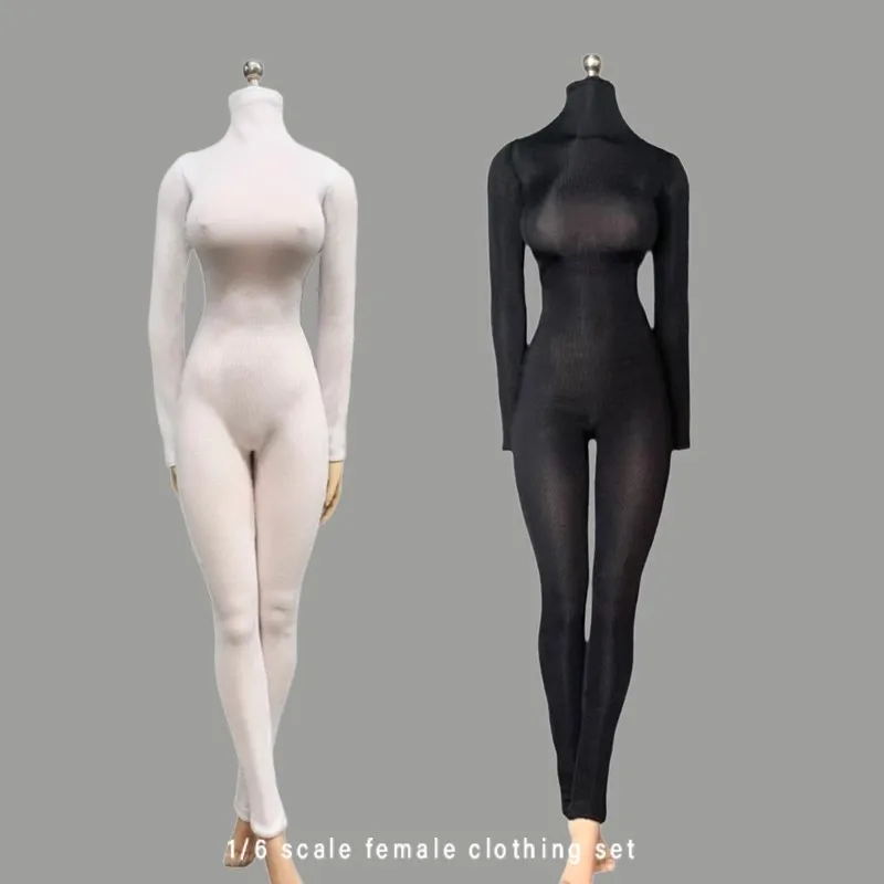 

1/6 Female Soldier Accessories High Elasticity Jumpsuit Tights Clothing High Quality Model For 12'' Action Figure Body In Stock