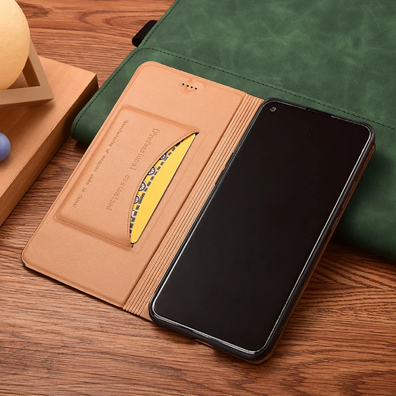 Nappa Genuine Leather Phone Case For Xiaomi Poco F7 F6 F5 F4 F3 F2 F1 GT Pro Ultra Magnetic Wallet Flip Cover Book Cases