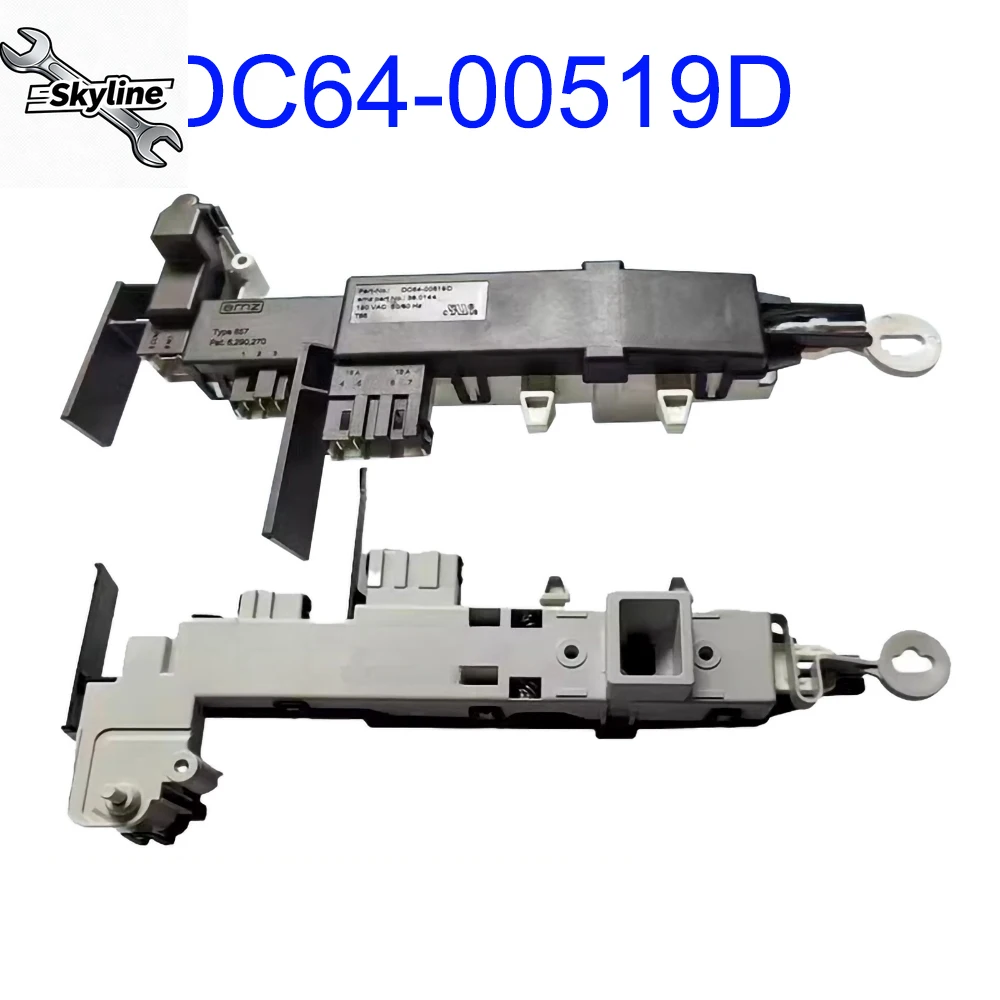 DC64-00519A/B/C/D Washer Door Lock Switch, Replacement Washing Machine Door Lock Parts