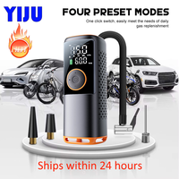 6000mAh Portable Car Air Compressor 12V 150PSI Electric Cordless Tire Inflator Pump for Motorcycle Bicycle Boat AUTO Tyre Balls