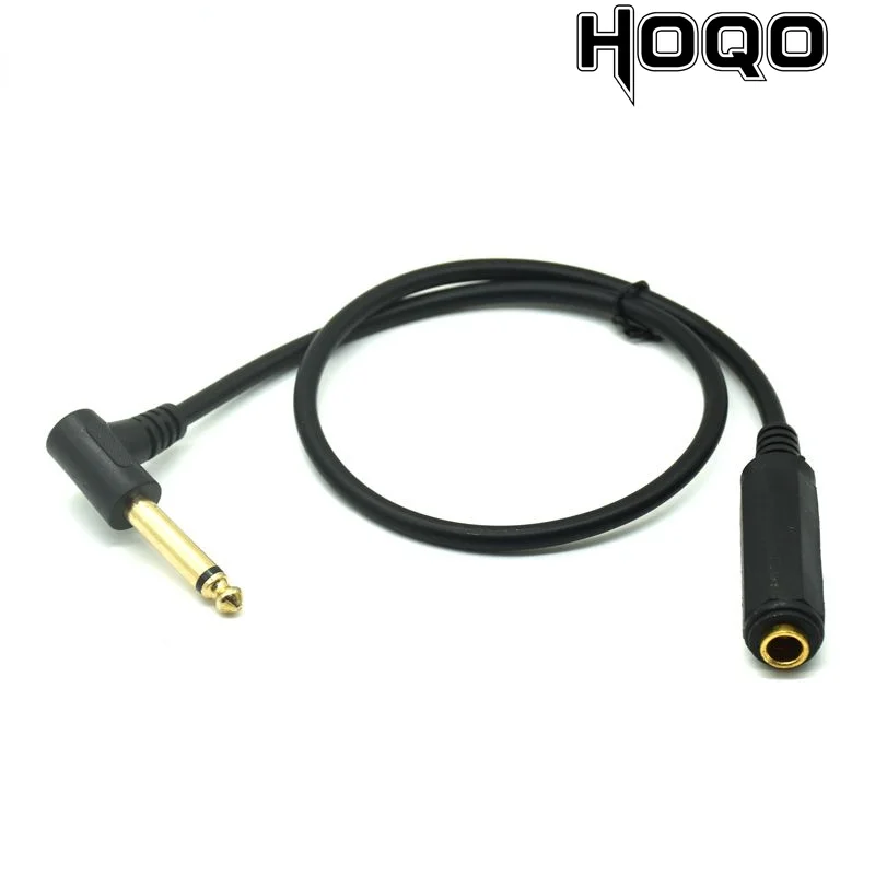 Удлинитель для гитары 50 см, 6,35 мм, штекер-гнездо