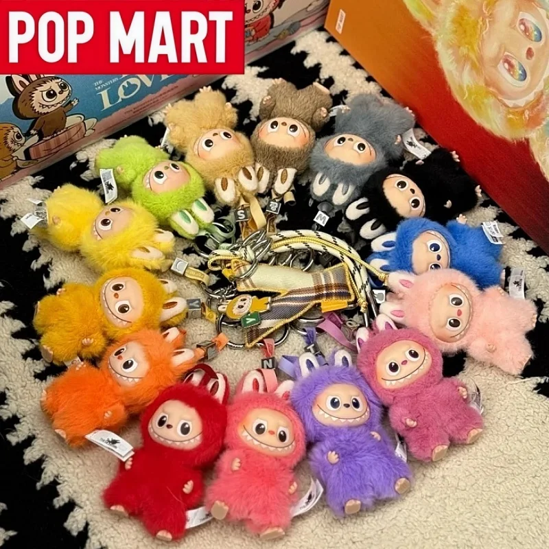 

Pop Mart The Monster Pin For Love Series Виниловая слепая коробка Игрушка Кукла Аниме Фигурка Украшения Оригинальная сумка Guess Collection Подарок для девочки