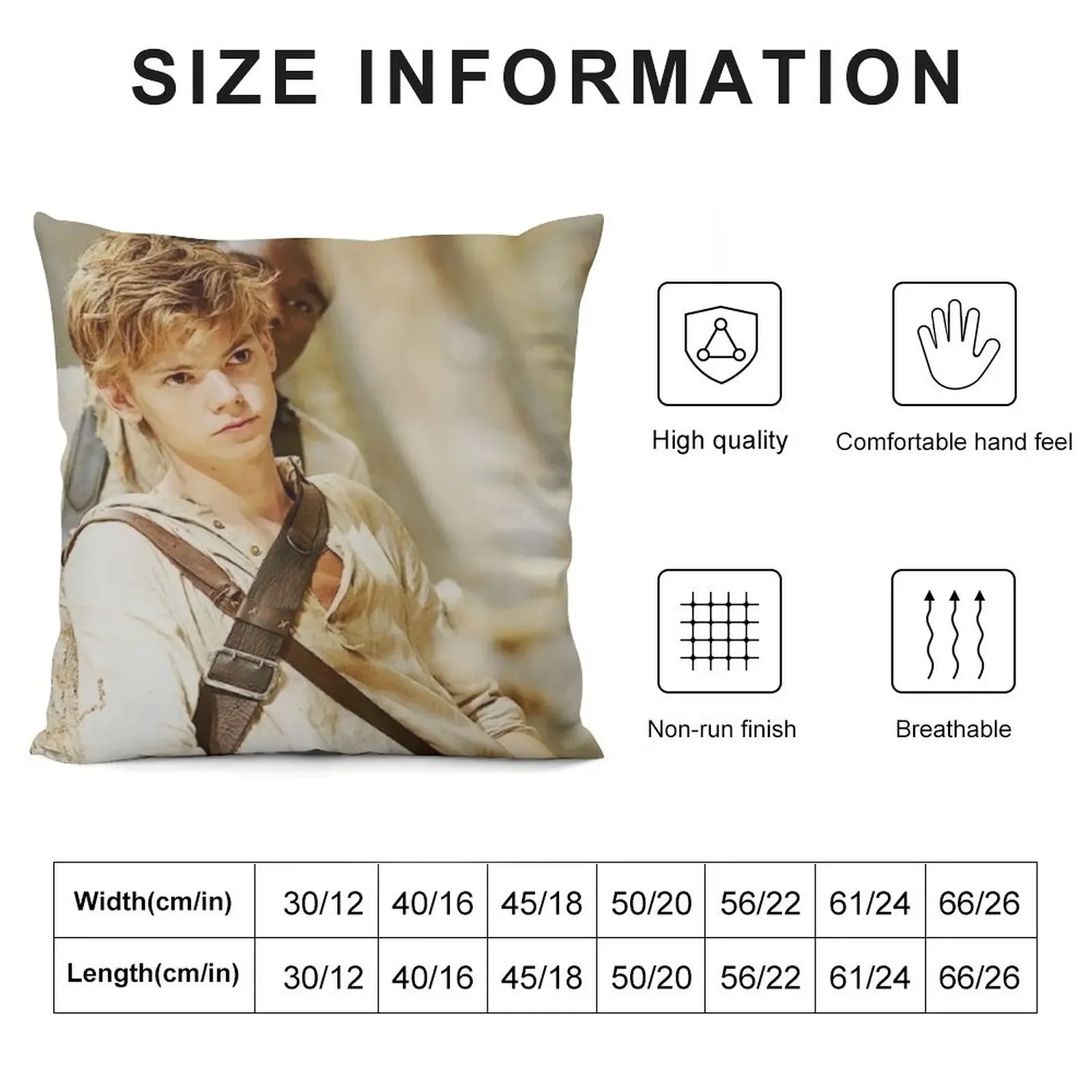 The Maze Runner - Newt 3 Throw Pillow Sitting Cushion Embroidered Cushion Cover pillow