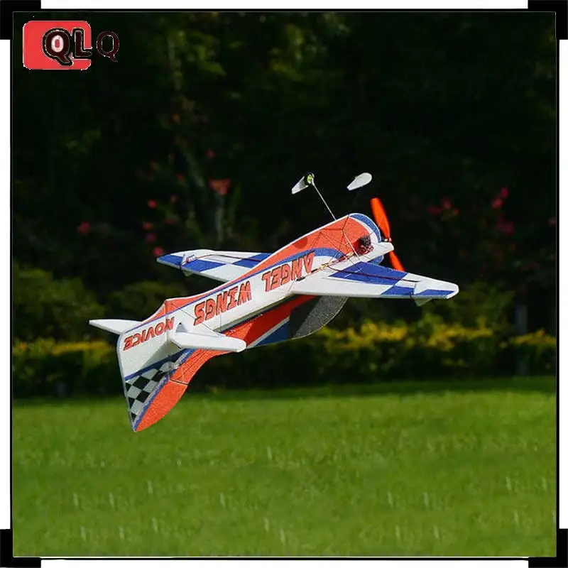 F3P Fixed Wing 3D Remote-Controlled Aircraft Model Angel Wing EPP8mm Wingspan 85cm Training RC Airplane for Toy & Hobbies