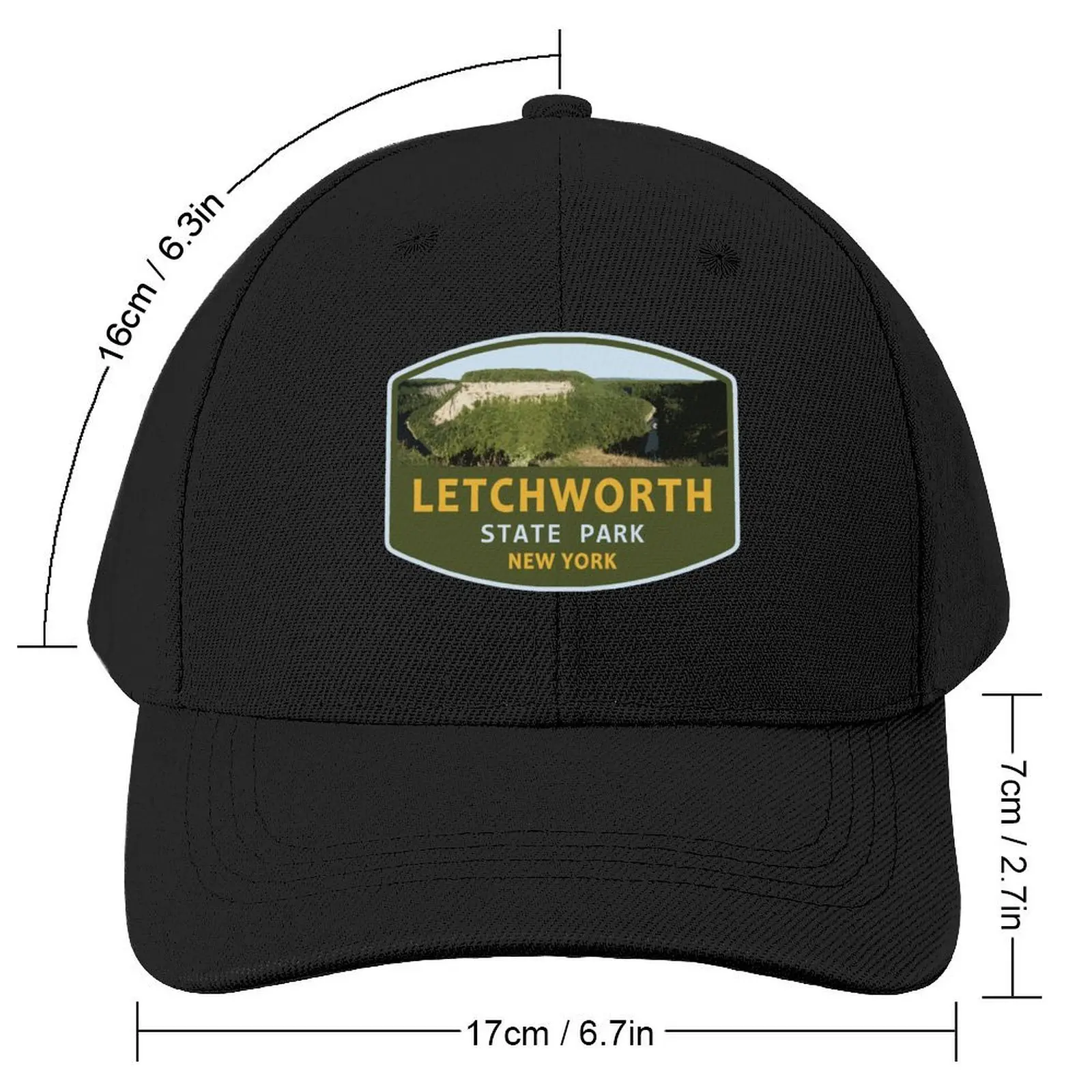 Letchworth State Park Oval Logo Baseball Cap Kids Hat Mountaineering Wild Ball Hat Baseball Men Women's