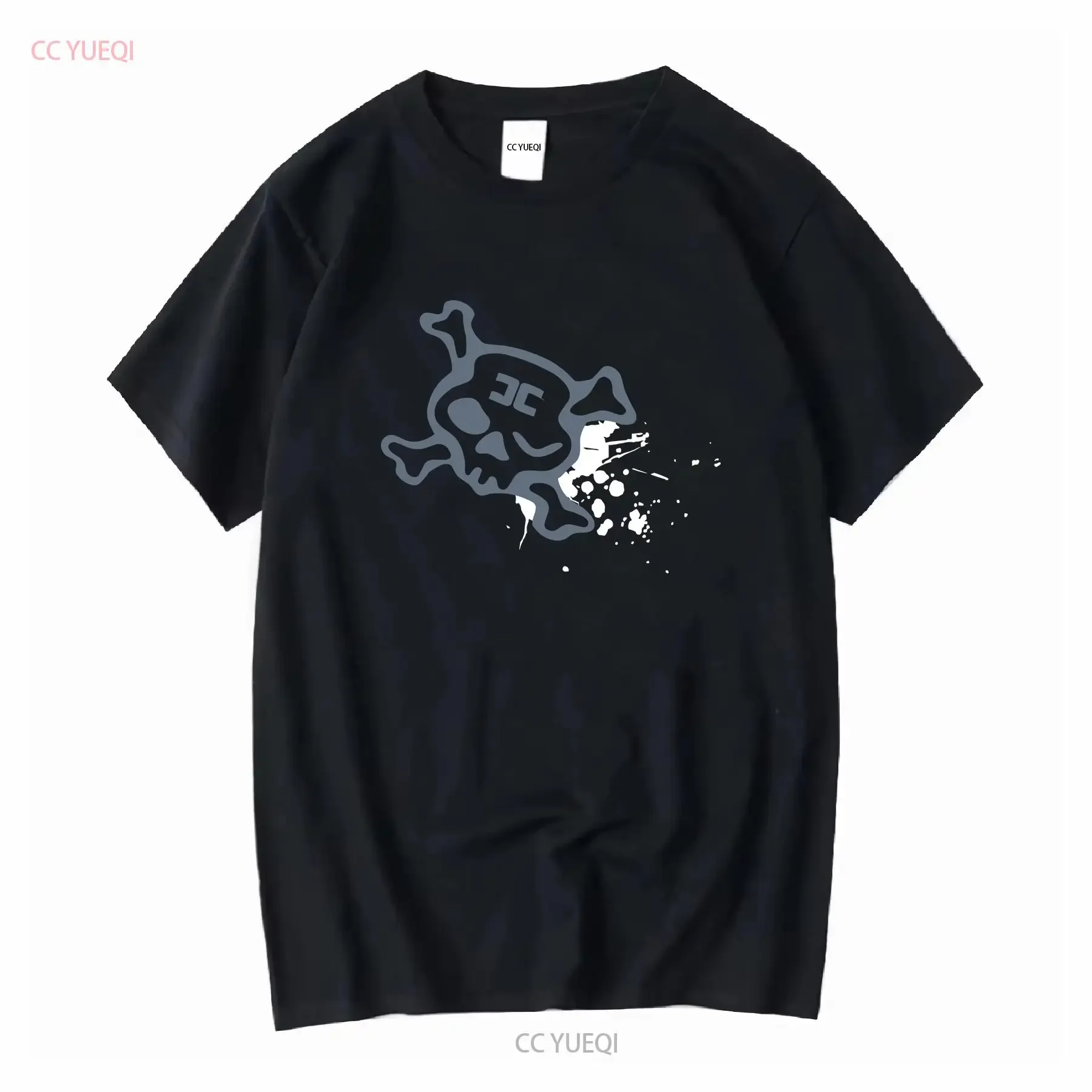 Camiseta Vintage Combichrist Band Y2K, música Industrial, calavera, huesos cruzados, Logo de manga larga o corta, vintage, lavado, estirado, suave