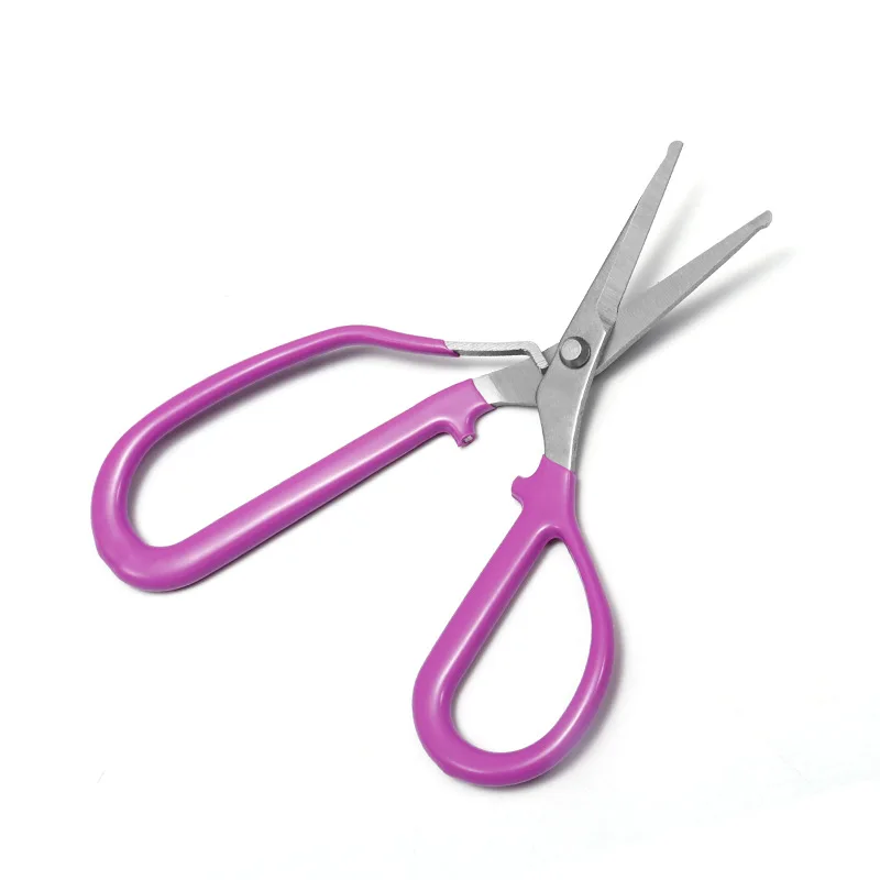 Forbici da giardino antiscivolo di grado industriale premium Potatori a mano fai-da-te con lama curva con manici in plastica per potatura di frutta