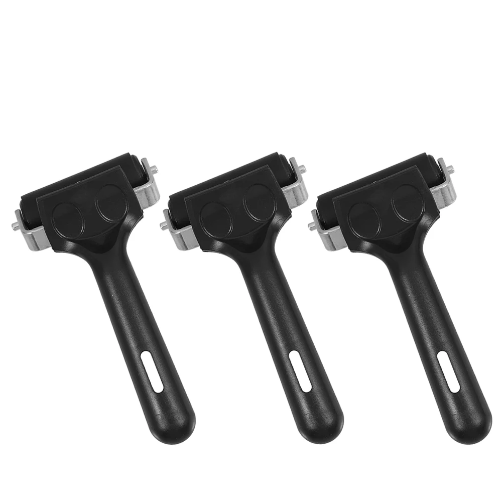 

3Pcs Printmaking Rollers Plastic Iron Ink Rollers Smooth Application Crafting Tools Printmaking Roller Supplies