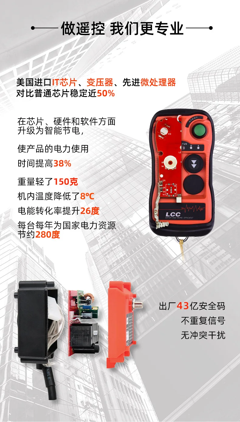 Guindaste de feixe único, guindaste, controle remoto industrial