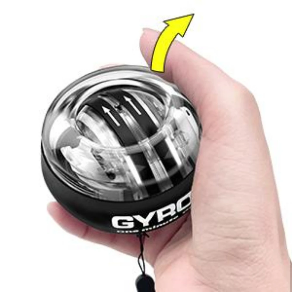 Gyro-Ball Handball Gyroskop mit Auto-Start für Handgelenk- und Unterarmtraining, Power-Ball zur Muskelstärkung mit 5-Farben-LED – Detail 9