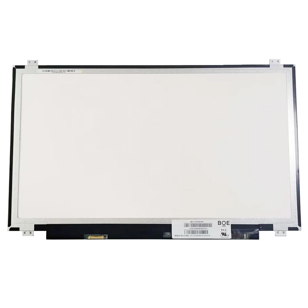 

NV173FHM N41 B173HAN01.0 N173HCE-E31 N173HCE E41 LTN173HL01 LP173WF4 SPF1 SPF2 IPS 1920x1080 30pin 72% NTSC Laptop Lcd Screen