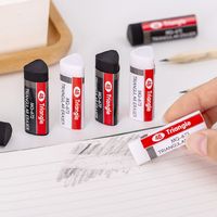 Soft and Clean 4B Erasers Black White Long-lasting Triangular Eraser Sketching Art Drawing Pencil Eraser Examinations