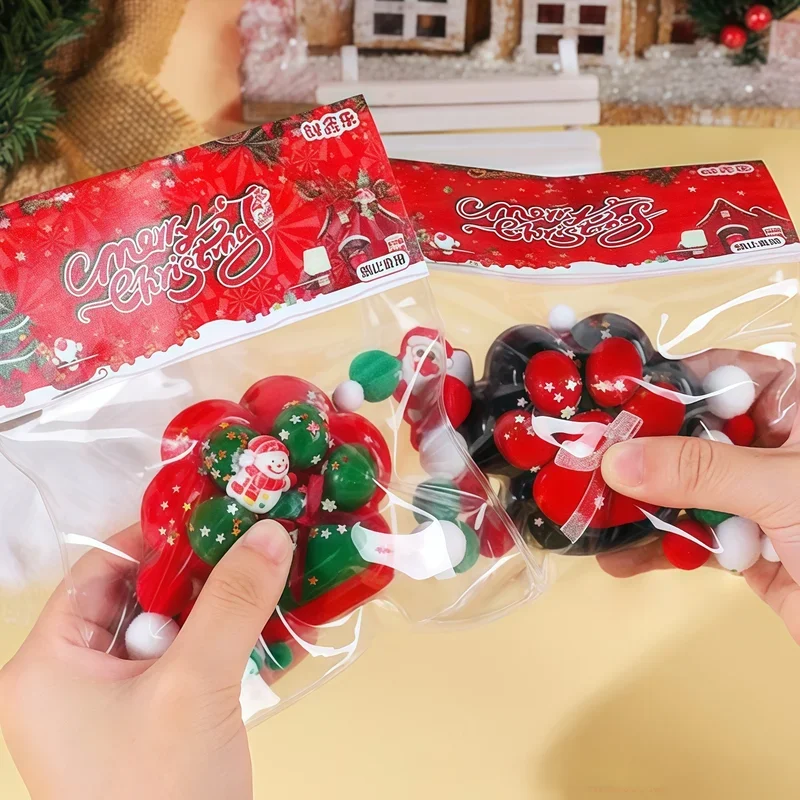 

Рождественская кошачья лапа, мягкая игрушка-непоседа, милая игрушка для снятия стресса с медленным отскоком, щепотка, декомпрессия, рождественский подарок, мягкая игрушка с кошачьим когтем