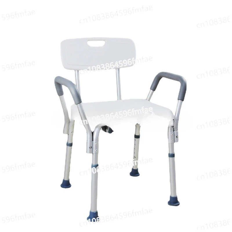 Aluminum Bath Chair Elderly Disabled Toilet Shower Stool Senior-friendly Transformation Adjustable Bath Toilet Chair