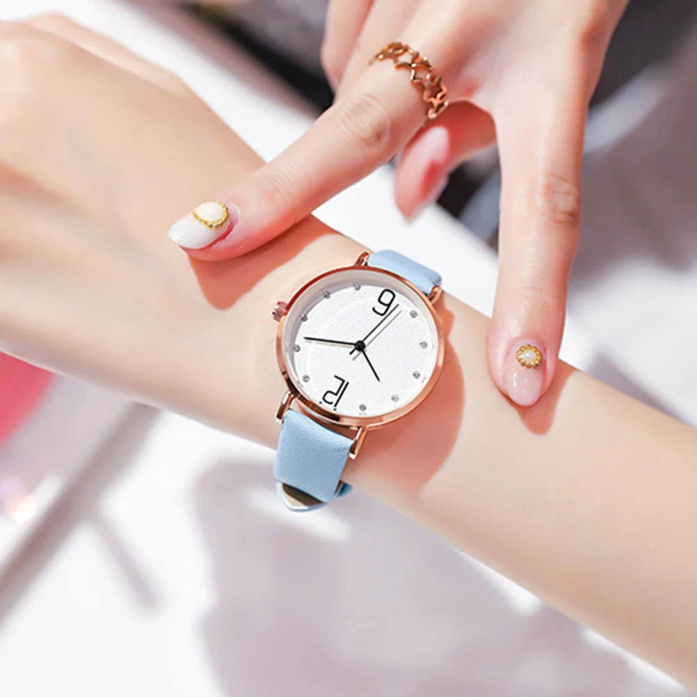 

Elegant Diamond-Studded Ladies Strap Casual Wrist Watch Adjustable Comfortable Durable Gift For Birthday Anniversary