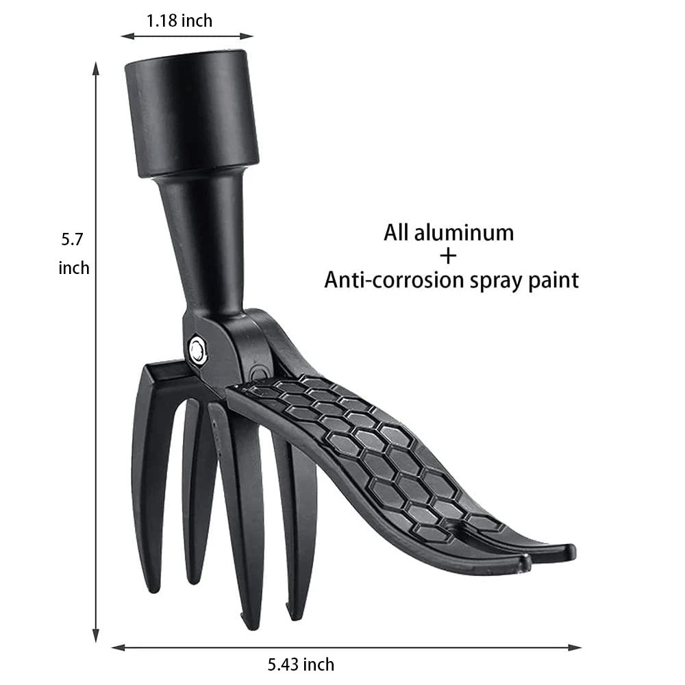 Weeder Stand Up Weed Puller ToolManual Weed Remover With Foot Plate For Removing Weeds Weeding Head Replacement Weeder