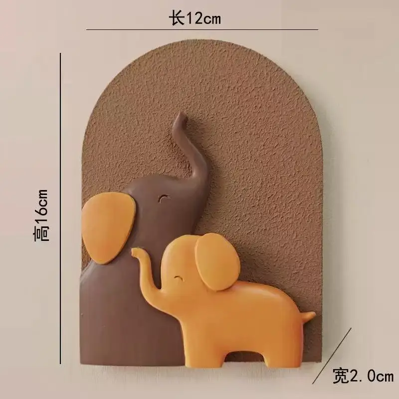 Three-dimensional Embossed Wall Stickers Plants and Flowers High-level Stickers Switches Holes Wall Transformation Artifacts