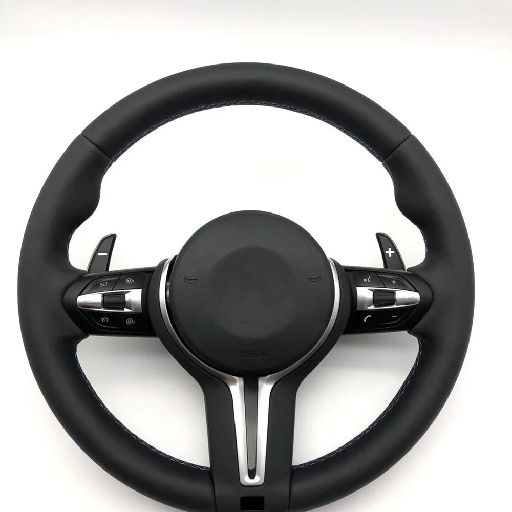 

For 5 Series F10 F11 for 3 Series F30 F31 F34 F36 X3 F25 X4 F26 Sports-Style Leather Car Steering Wheel Accessories
