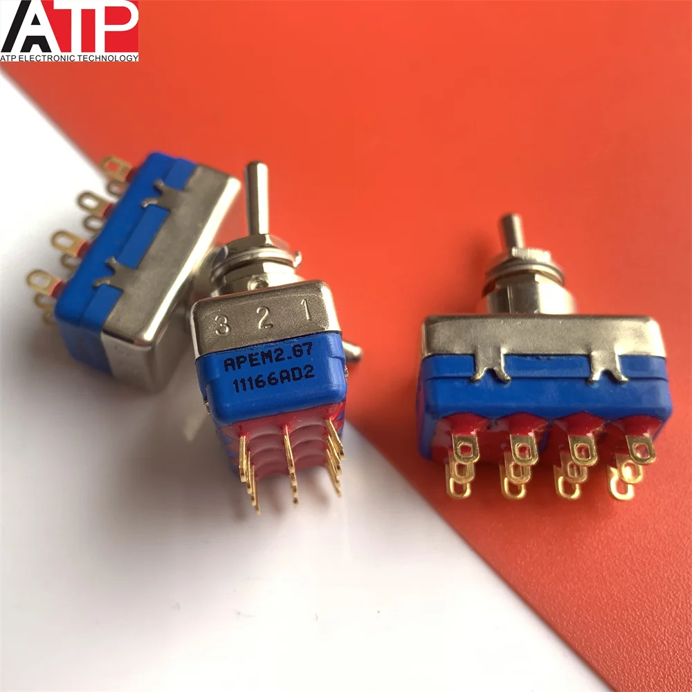 

Free shipping 2pcs/lot Original APEM 11166AD2 11166AD2K APEM2.67 Toggle Switches TOGGLE SWITCH 11000 HIGH SPEC