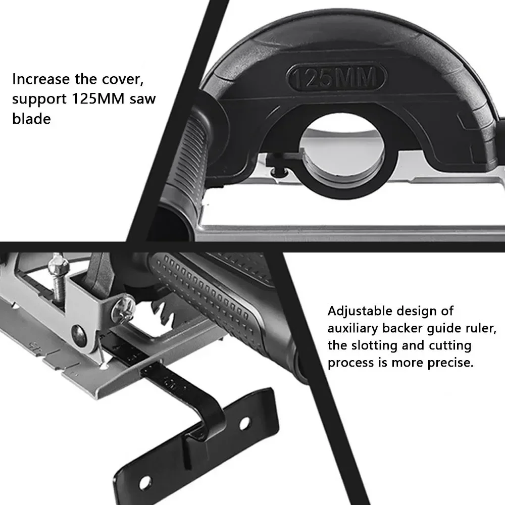 Angle Grinder Modified Positioning Bracket 0-45° Angle Adjustable ngle 100-125MM Grinder Retrofit Cutting Machine Slotting Base